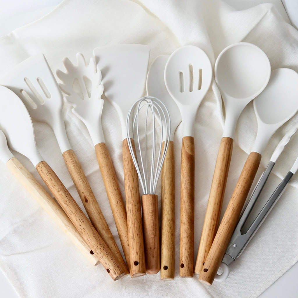Amandine | Heat Resistant Silicone Cooking Utensils for Non-Stick Pans