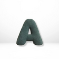 Raffaele | Alphabet Pillow with Velvet Letters A to Z