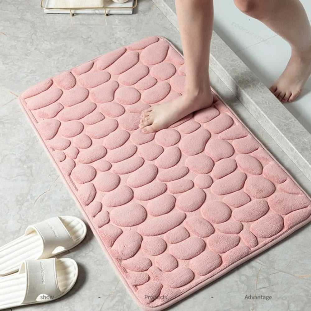 Octave | Ultra Absorbent Bathroom Rug with Soft Microfiber Comfort and Quick Drying