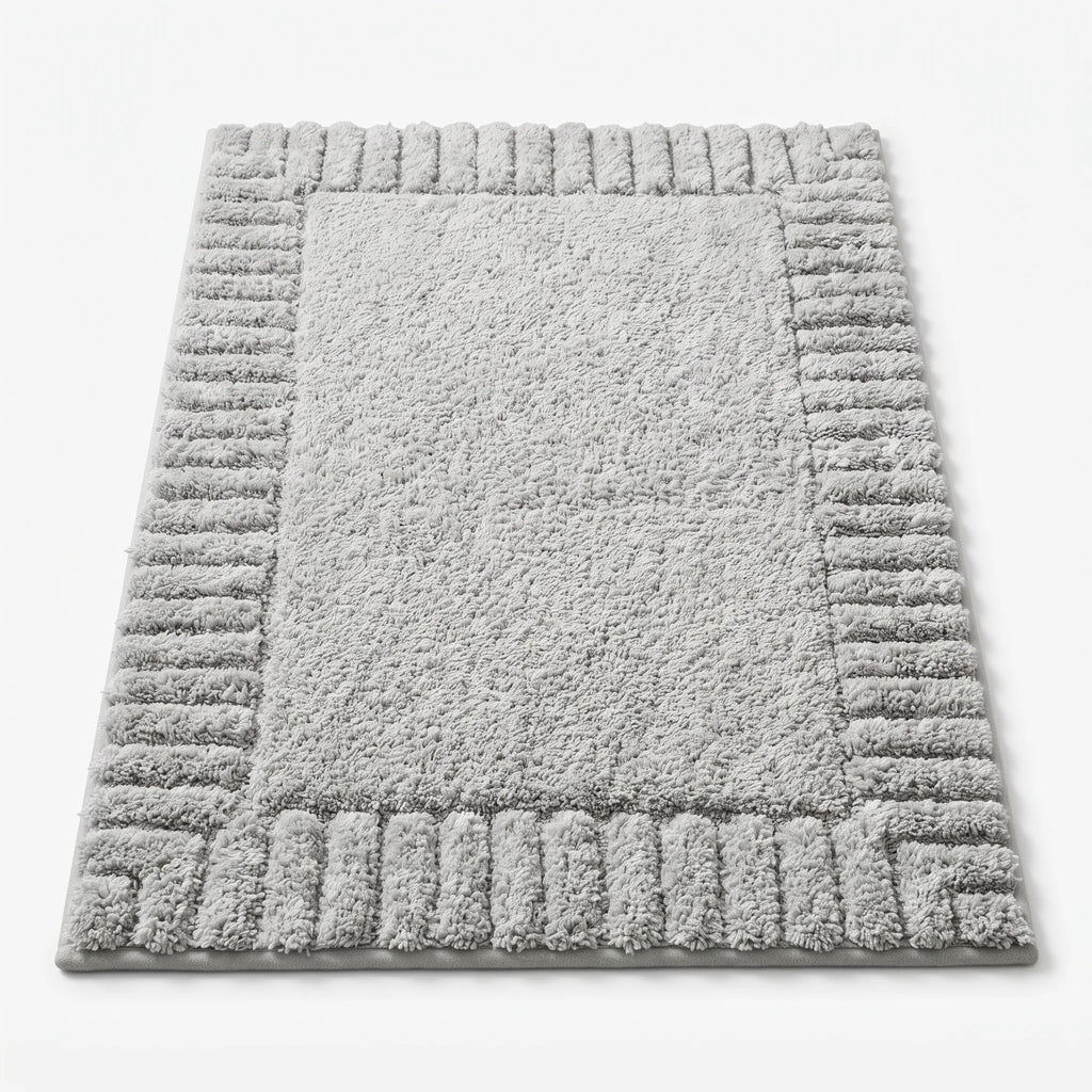 Eloise | Quick Dry Non-Slip Bathroom Rug with Minimalist Stripe