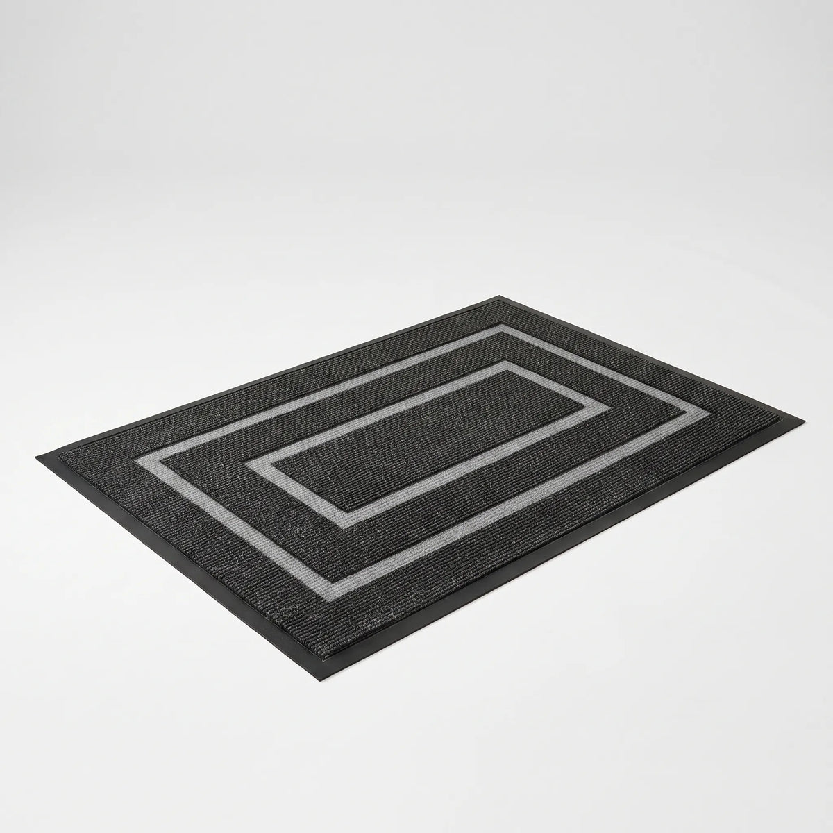 Estelle | Curved Thread Line Rug with Non-Slip Rubber Backing