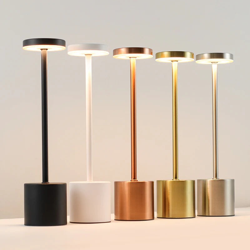 Frida | Battery Operated LED Table Lamp for Bedroom or Living Room