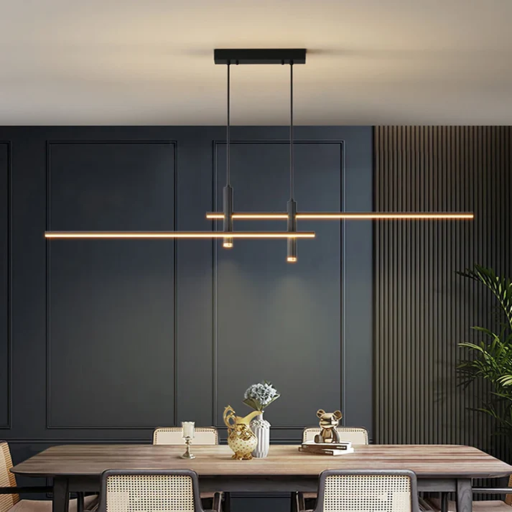Juvo | Modern Pendant Light in Black for Kitchen or Dining