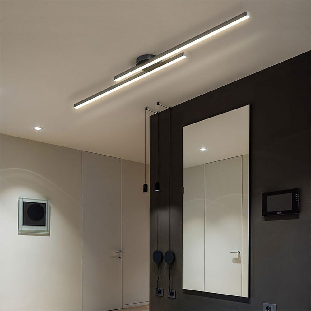 Luca | Modern Linear LED Ceiling Light with Slim Profile