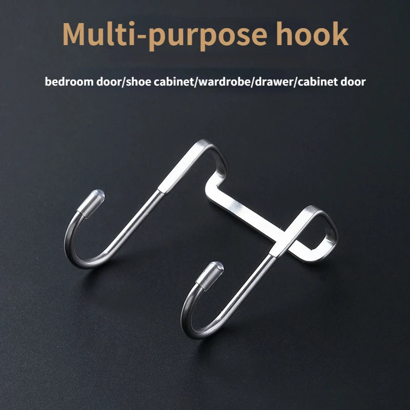 Theo | Stainless Steel Doorhanger for Kitchen or Bathroom
