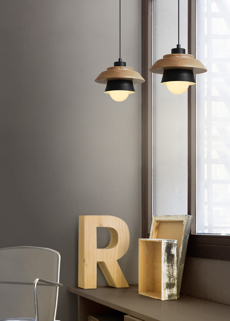 Lorenzo | Nordic Wood Ceiling Lights for Modern Dining Spaces