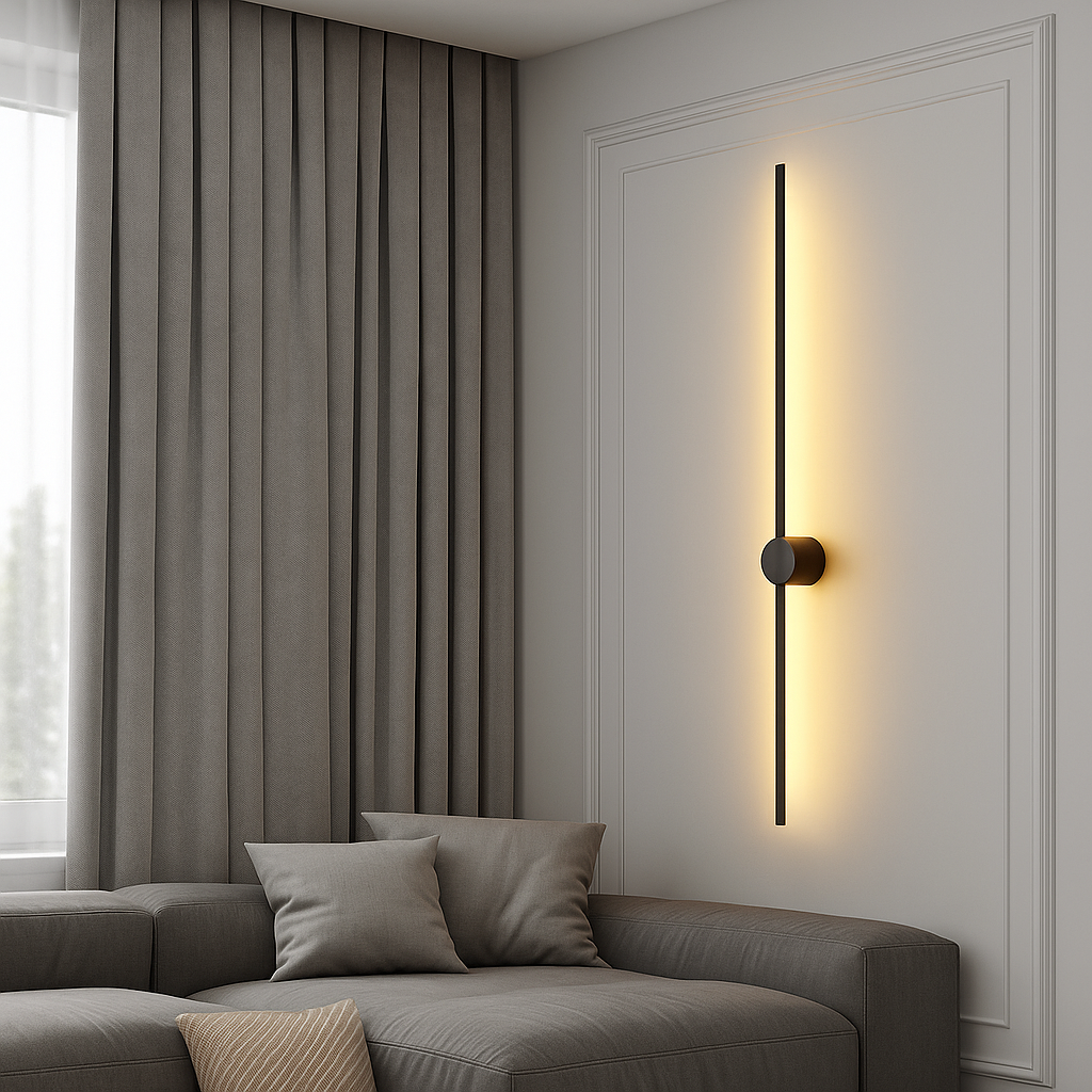 Laurent | Modern Linear Wall Lamp for Living Room or Bedroom