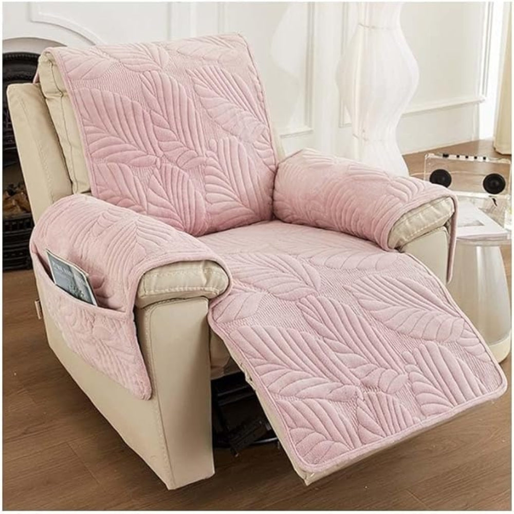 Elara | Recliner Cover with Verdant Leaf Pattern for Living Rooms