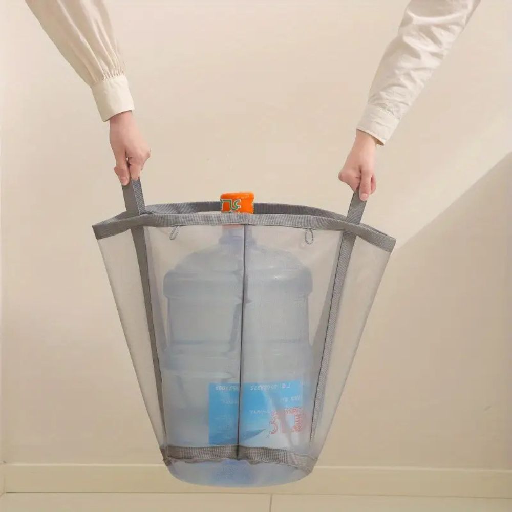 Élise | Foldable Mesh Laundry Basket for Bathroom or Utility Room