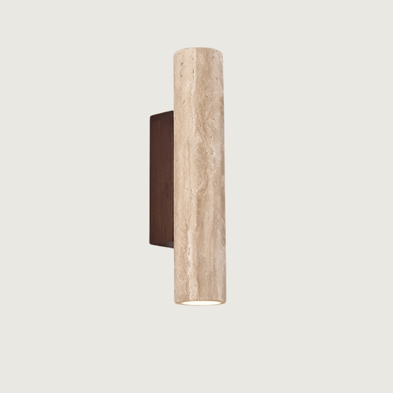 Luca | Travertine Wall Lamp with Up & Down Light