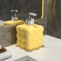 Sebastien | Ceramic Soap Dispenser with Glossy Bubble Texture for Bathroom and Kitchen