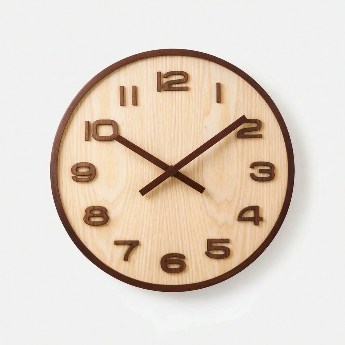 Marlowe | Wooden Wall Clock for Modern Living Spaces