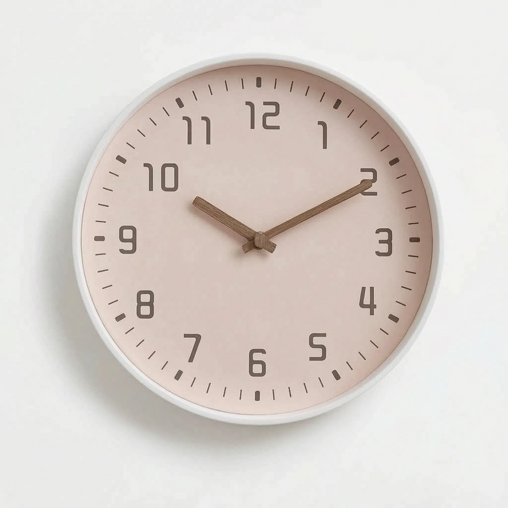 Laurent | Bamboo Wall Clock in Circular Design for Living Spaces