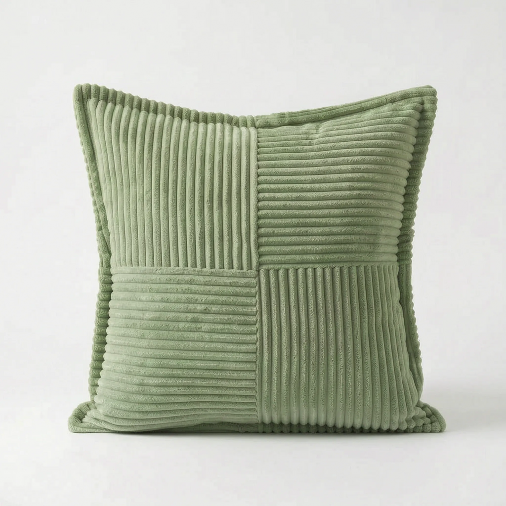 Ovidia | Stain-Resistant Solid Pillow Cover for Sofa or Bed
