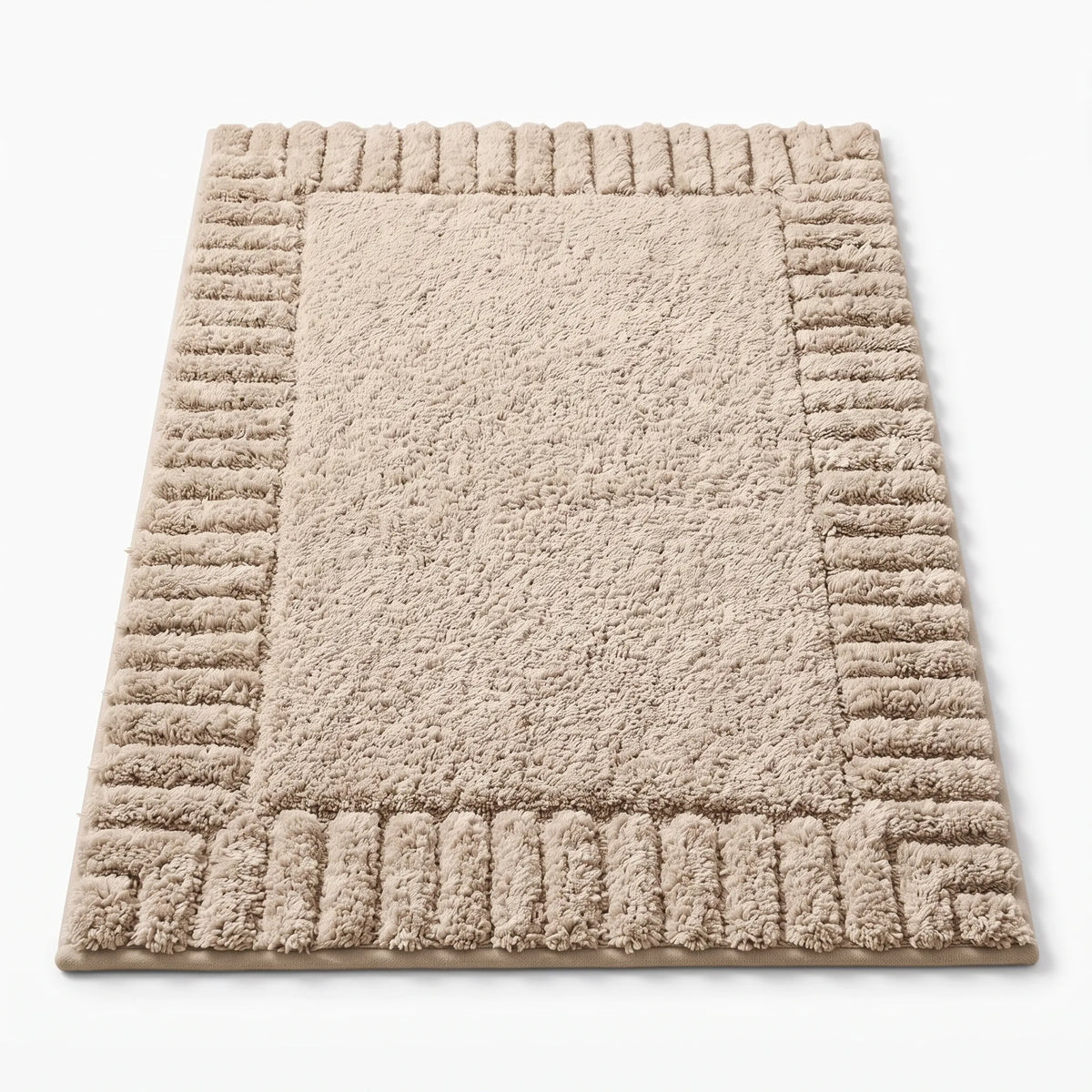 Eloise | Quick Dry Non-Slip Bathroom Rug with Minimalist Stripe