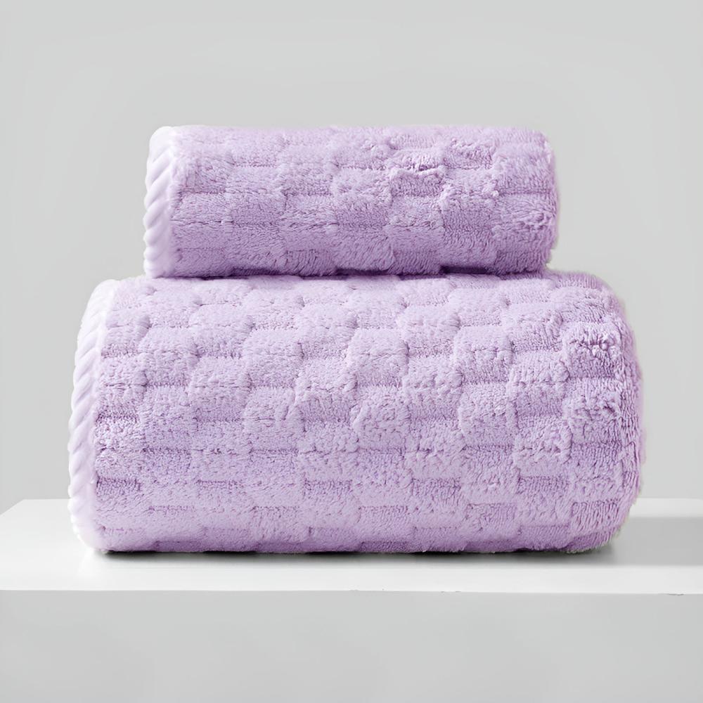 Beatrice | Quick Dry Fleece Towel Set for Bathroom and Gym