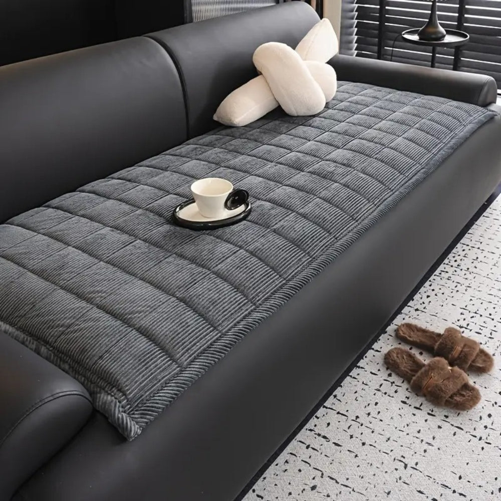 Sienna | Quilted Couch Cover Mat for Sofa Protection
