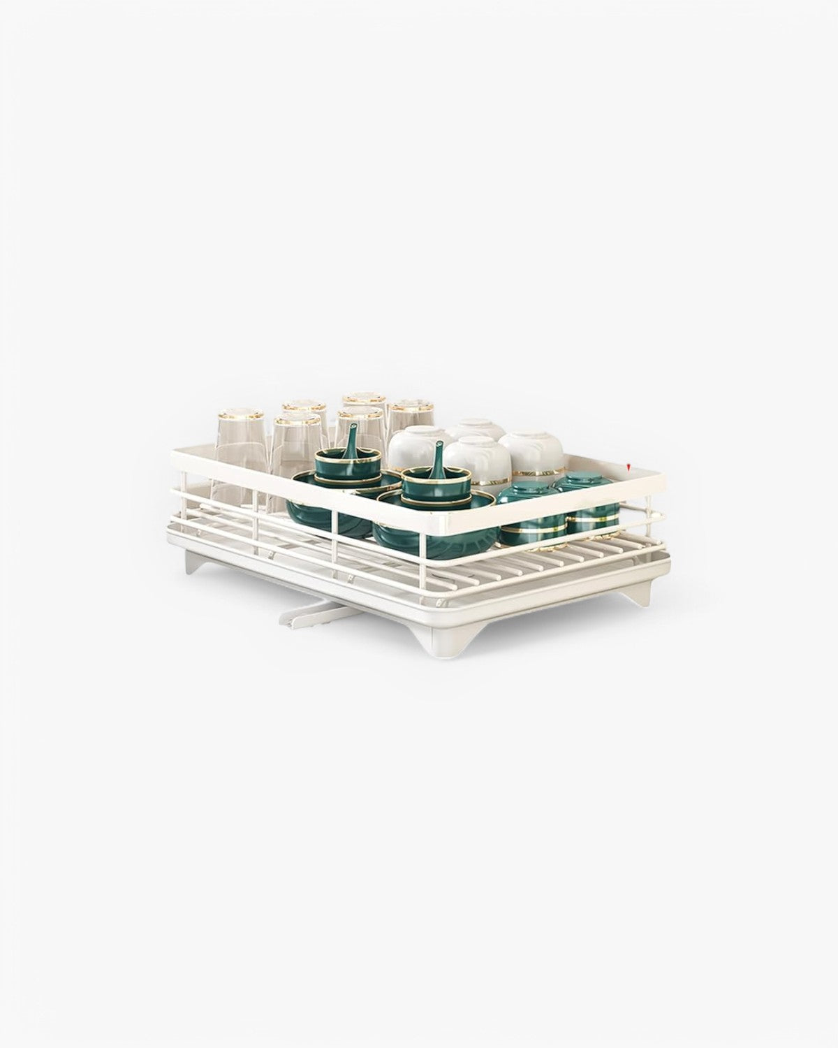 Lavinia | Kitchen Dish Dryer Rack with Drainage Tray