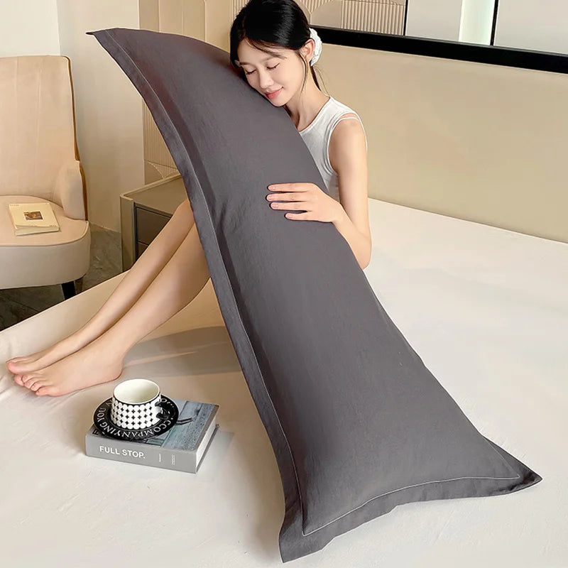 Remy | Plush Pillow Cases for Couples in Washed Cotton