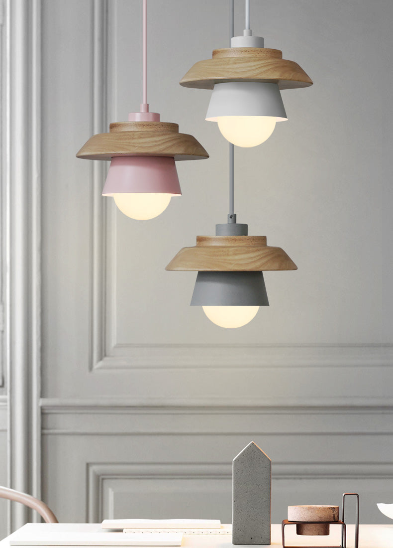 Lorenzo | Nordic Wood Ceiling Lights for Modern Dining Spaces