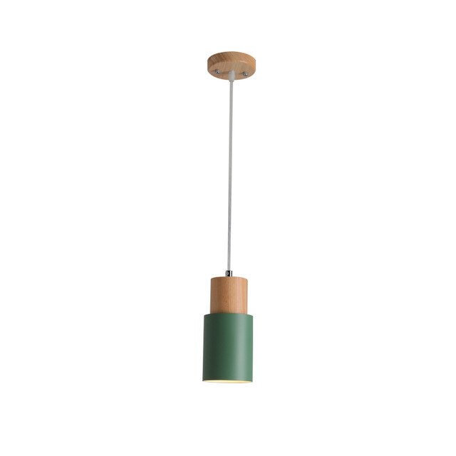 Isadora | Nordic Wood Base Pendant Lamp for Kitchen or Dining