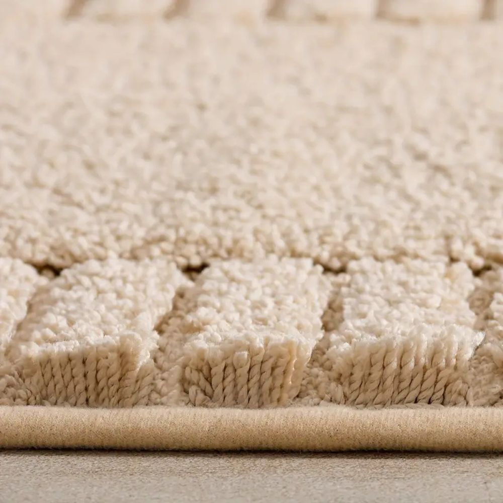 Eloise | Quick Dry Non-Slip Bathroom Rug with Minimalist Stripe