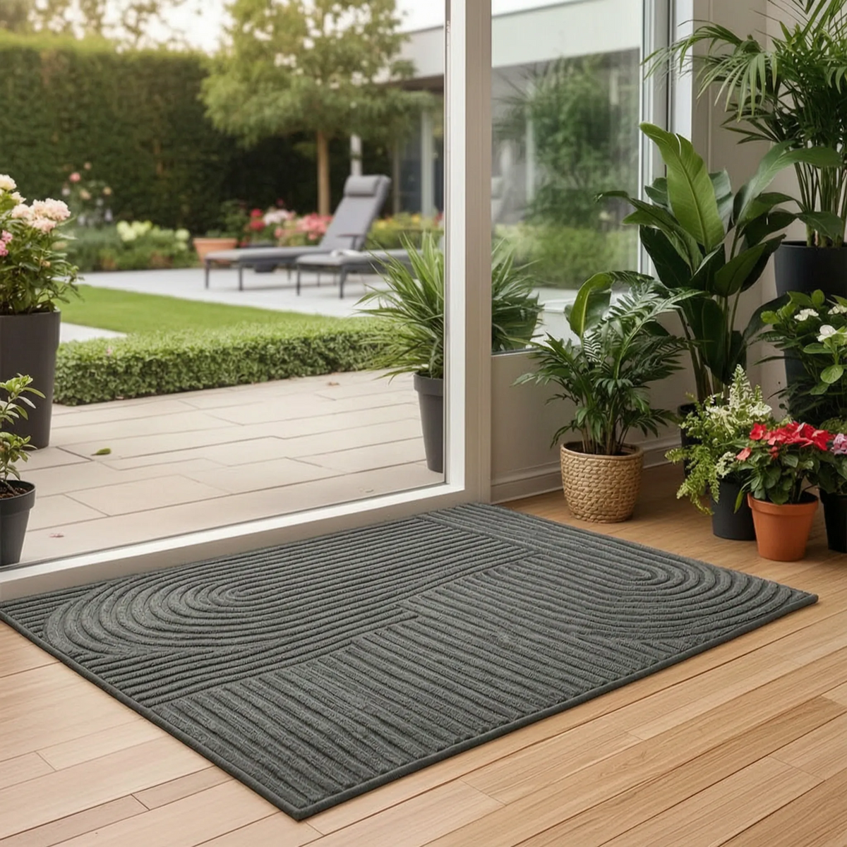 Laurent | Anti-Slip Water-Absorbent Rug for Front Door or Hallway
