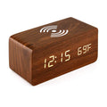 Stellan | Digital Alarm Clock with Temperature Display and Wireless Charger for Bedroom