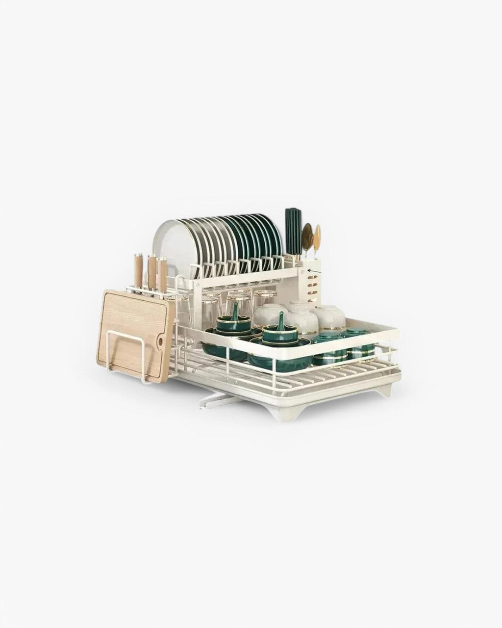 Lavinia | Kitchen Dish Dryer Rack with Drainage Tray