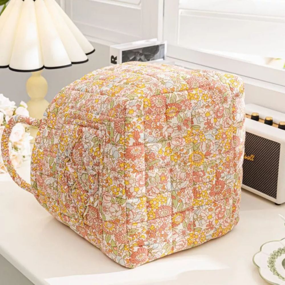 Tommaso | Floral Storage Basket for Bedroom or Living Room