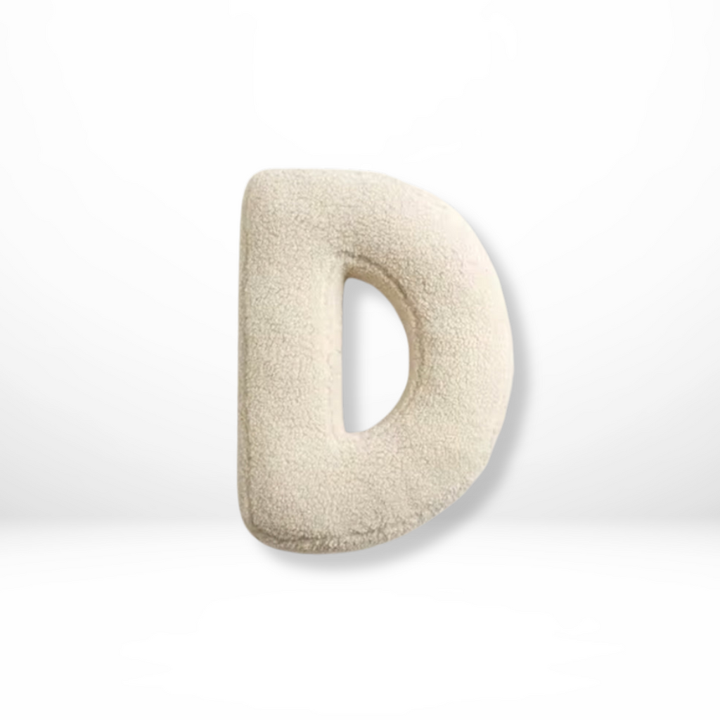 Raffaele | Alphabet Pillow with Velvet Letters A to Z