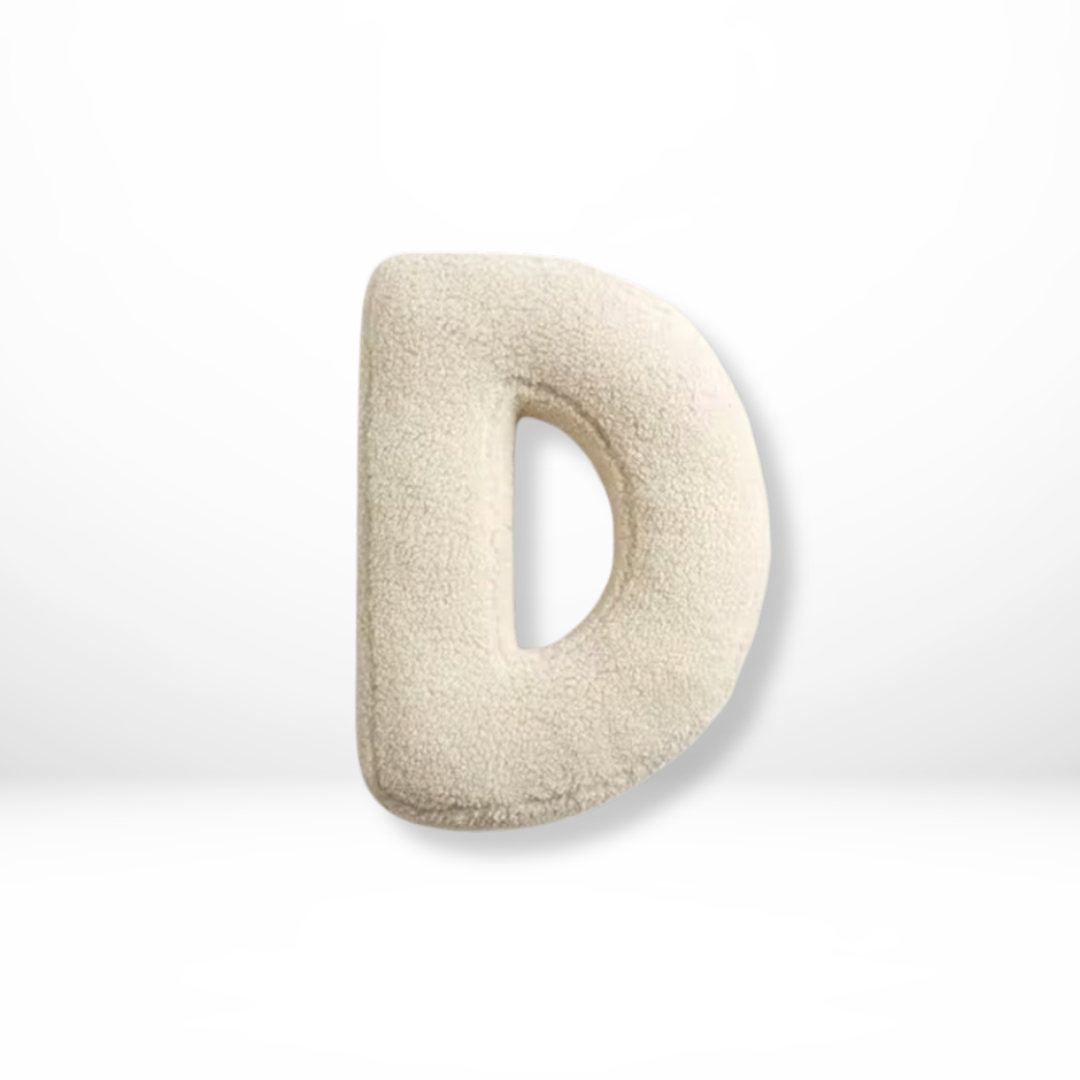 Raffaele | Alphabet Pillow with Velvet Letters A to Z