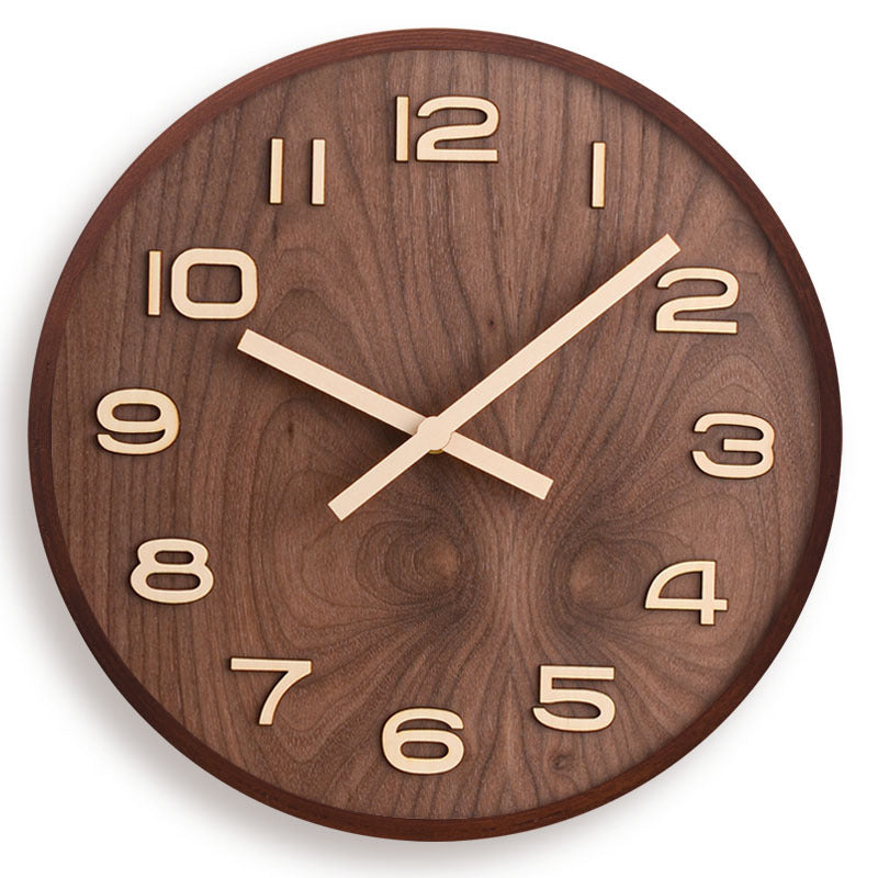 Marlowe | Wooden Wall Clock for Modern Living Spaces