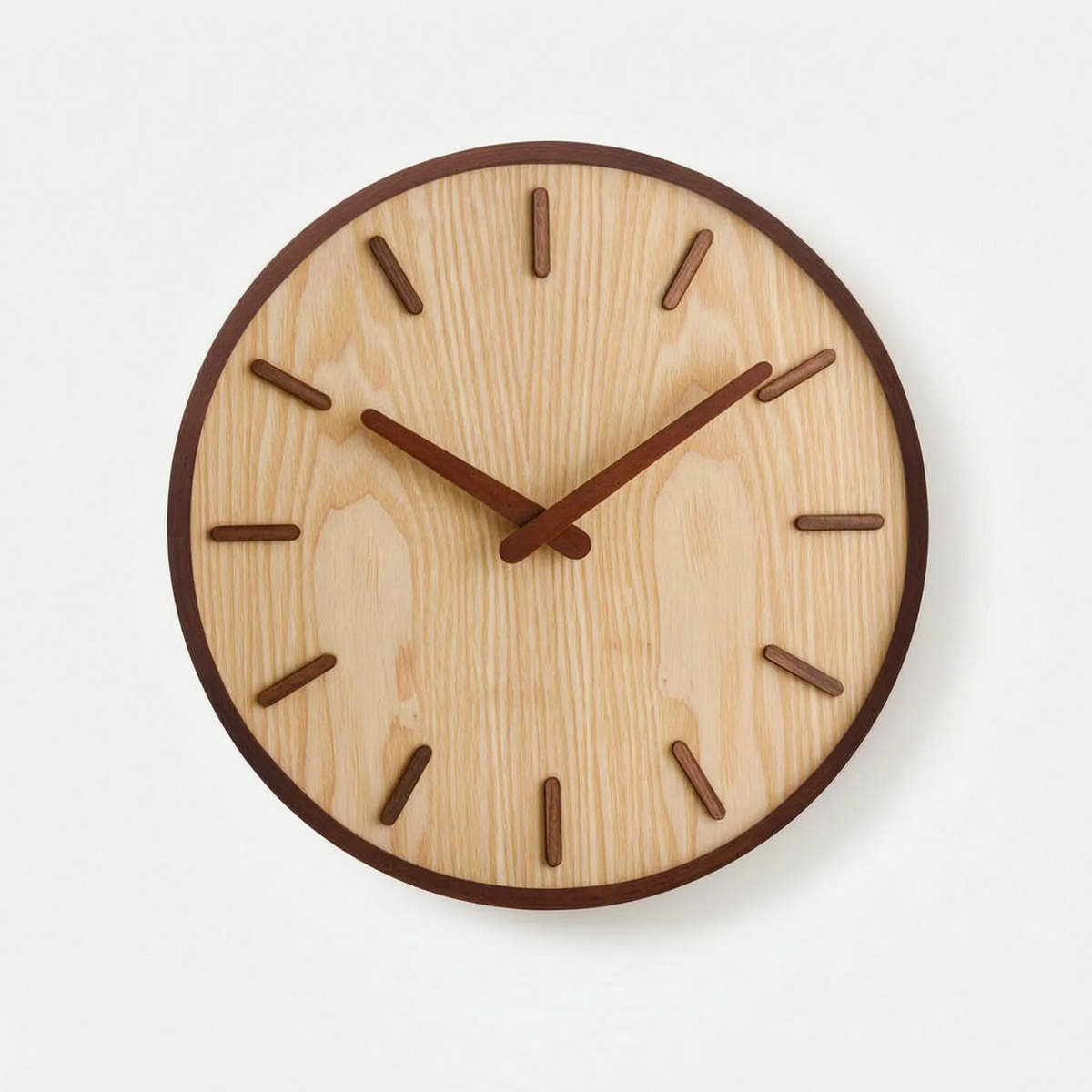 Marlowe | Wooden Wall Clock for Modern Living Spaces