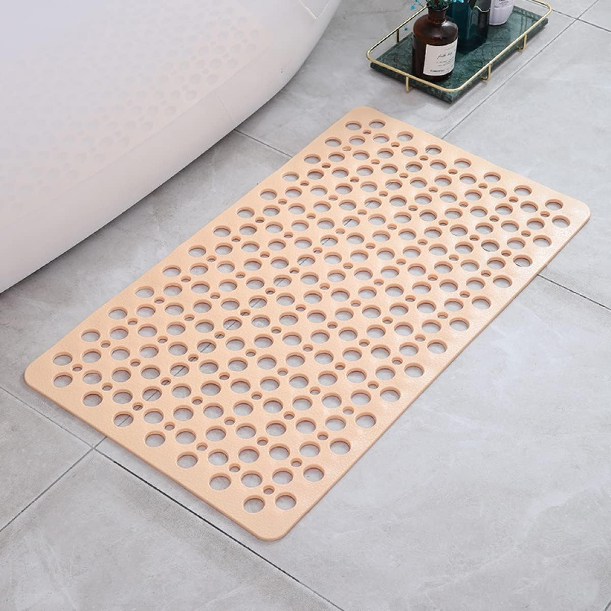 Dorothea | Anti-Slip Shower Mat with Suction Cups and Quick Drain Surface for Bathroom Safety