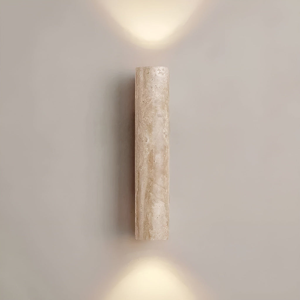 Luca | Travertine Wall Lamp with Up & Down Light