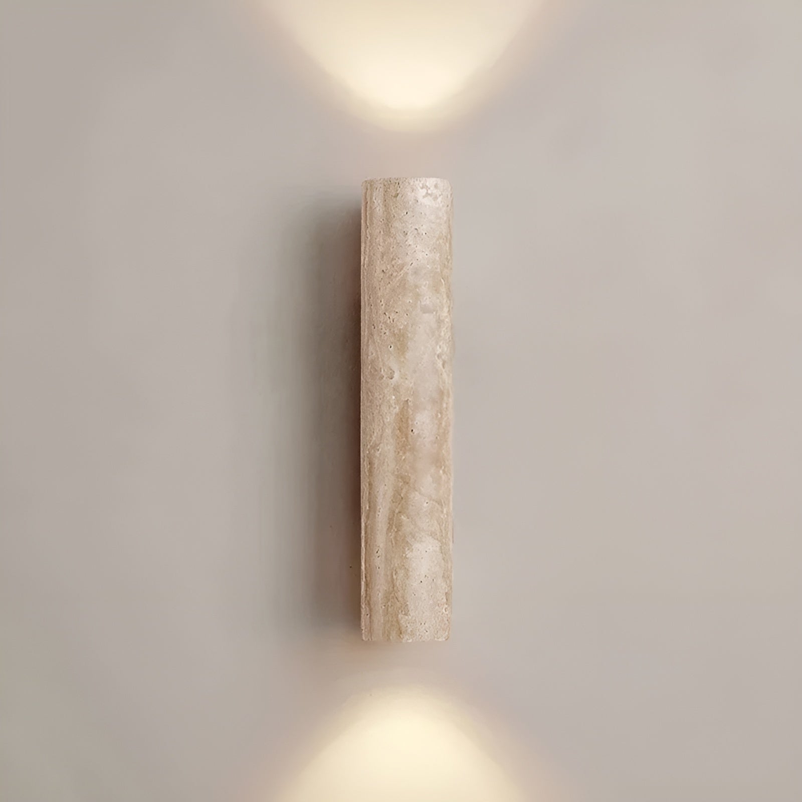 Luca | Travertine Wall Lamp with Up & Down Light