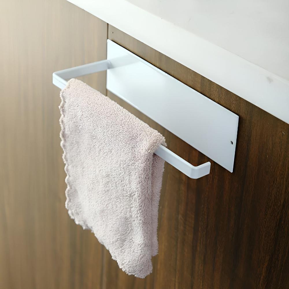 Beatrix | Wall-Mounted Paper Towel Holder in Matte Black or White for Kitchen