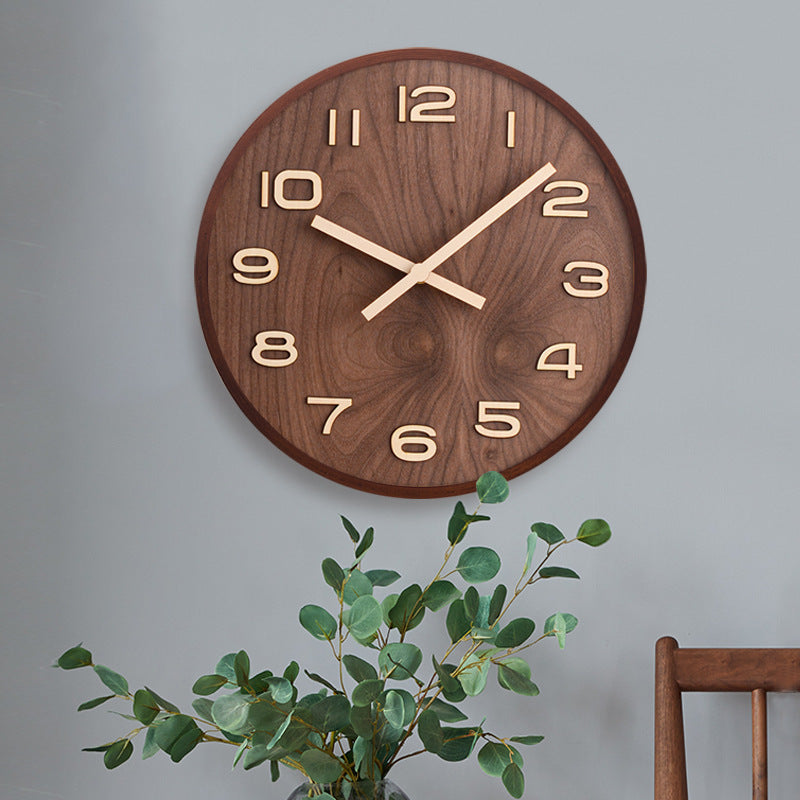 Marlowe | Wooden Wall Clock for Modern Living Spaces