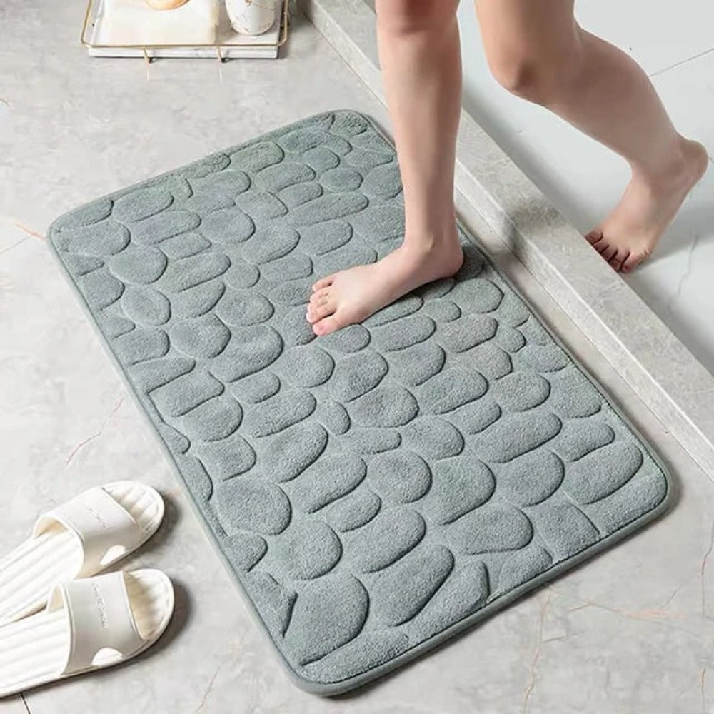 Octave | Ultra Absorbent Bathroom Rug with Soft Microfiber Comfort and Quick Drying