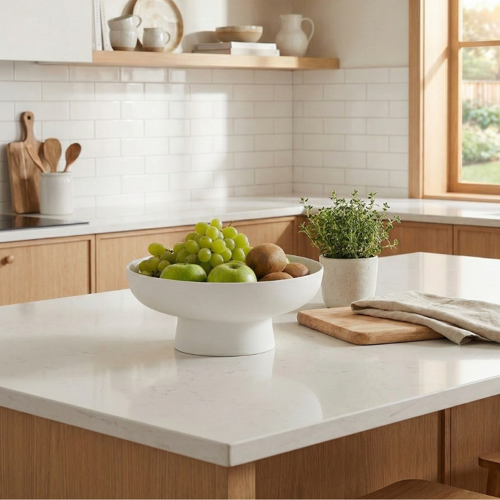 Sienna | Fruit Bowl with Drainage for Kitchen Countertops