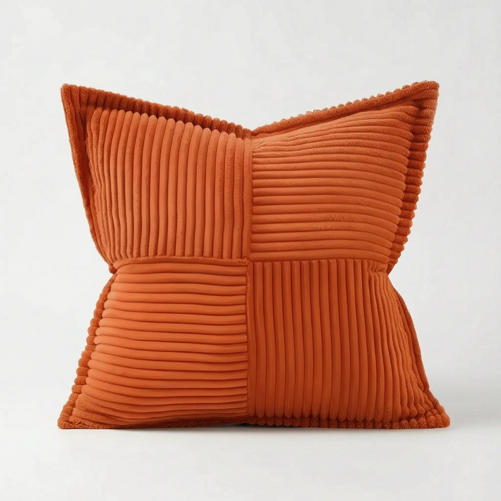 Ovidia | Stain-Resistant Solid Pillow Cover for Sofa or Bed