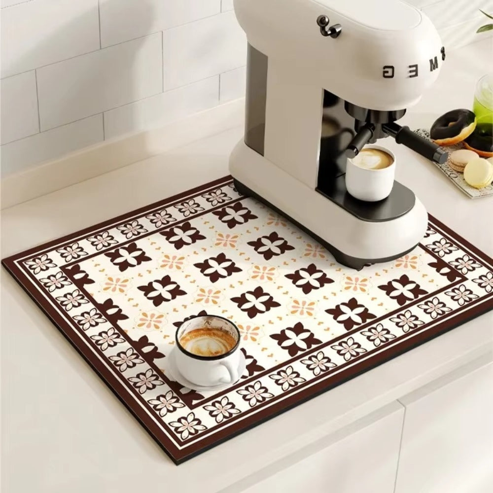 Nicolas | Absorbent Drying Mat for Kitchen Counter and Coffee Bar