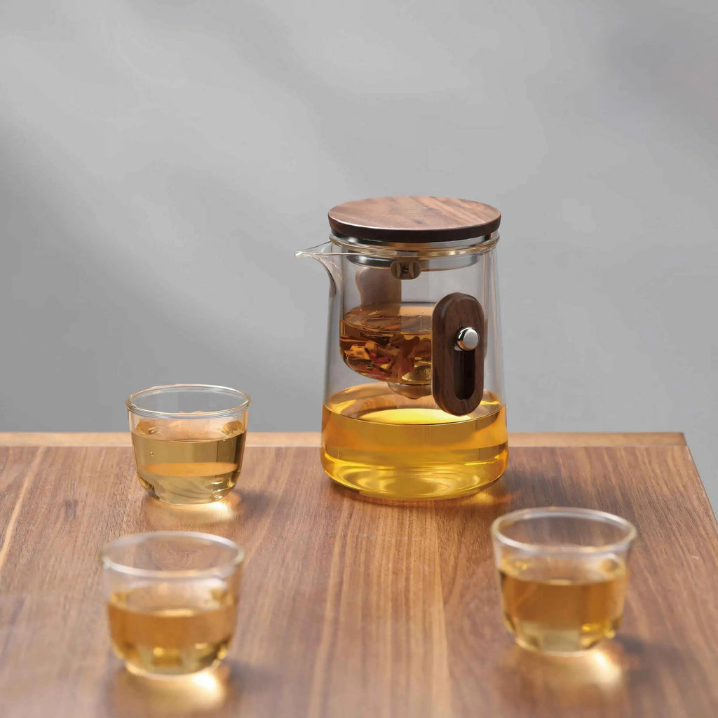 Linn | Portable Tea Set with Filtration Teapot and Travel Case