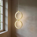 Lucienne | Double Ring Pendant Light for Dining Room