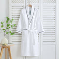 Lucia | Waffle Cotton Bathrobe for Bathroom and Bedroom