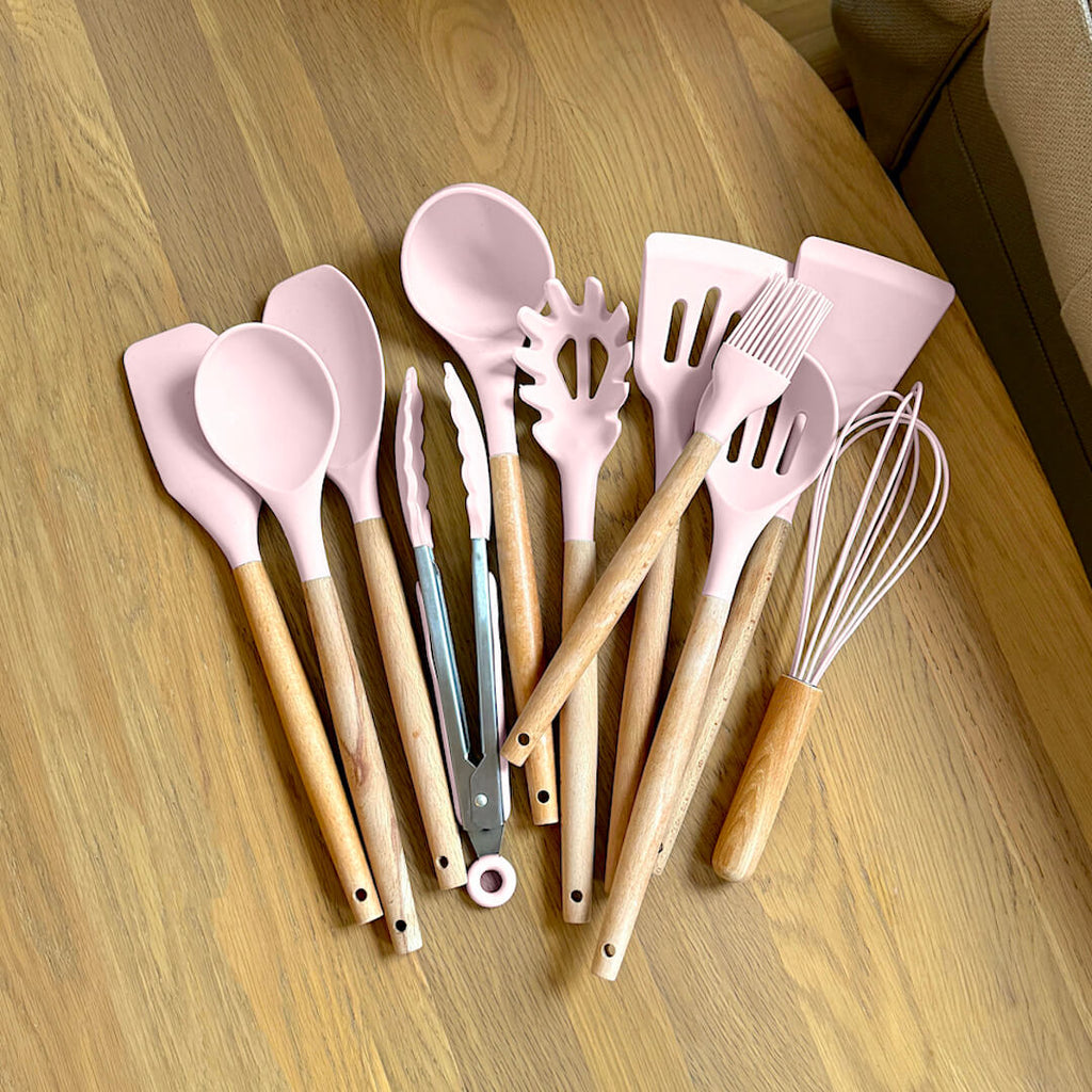 Amandine | Heat Resistant Silicone Cooking Utensils for Non-Stick Pans