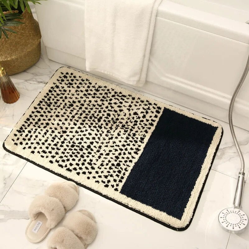 Disa | Modern Anti-Slip Bathroom Rug with Soft Polyester