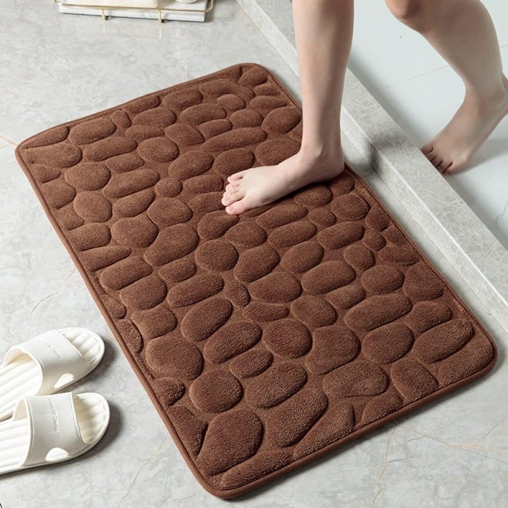 Octave | Ultra Absorbent Bathroom Rug with Soft Microfiber Comfort and Quick Drying