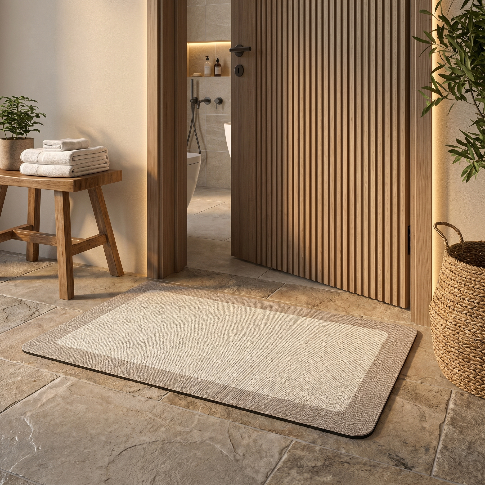 Laurent | Floor Mat for Minimalist Bathroom
